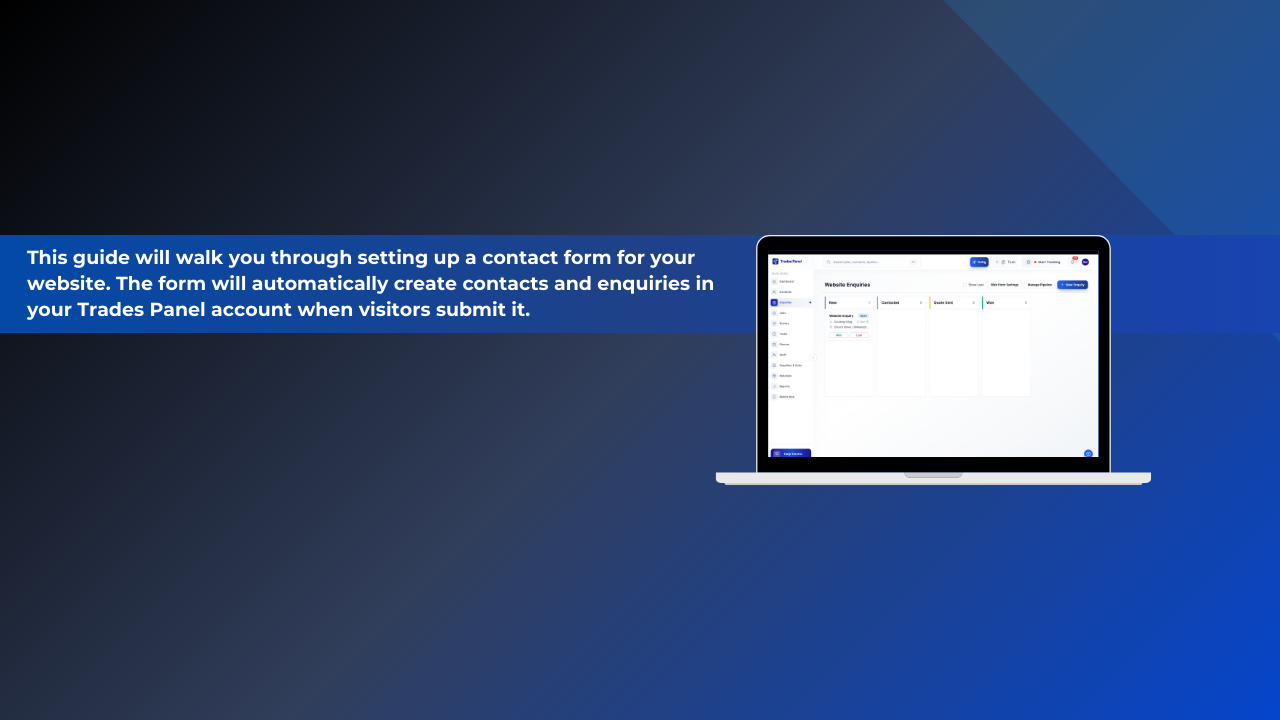 Website Contact Form Setup Guide