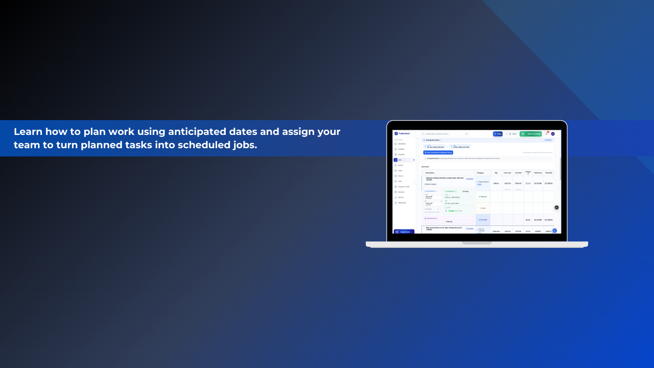 Understanding Job Scheduling & Anticipated Dates