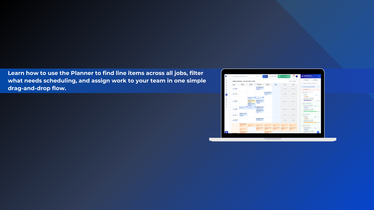 How to Schedule and Assign Work Using the Planner